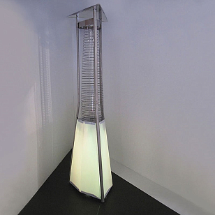 Уличный газовый обогреватель Siabs Kaliente RGB с дистанционным управлением, уличное оборудование