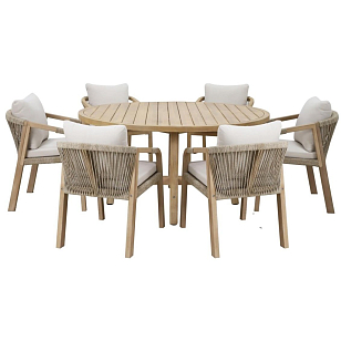 Обеденный стол Joygarden Rimini круглый 180 см, садовая мебель