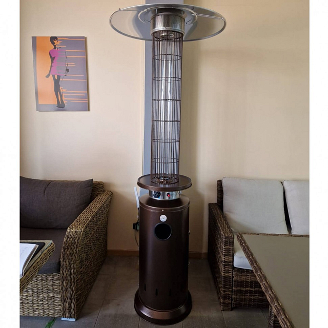 Уличный газовый обогреватель WWT 13D Brown 