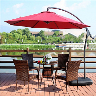 Садовый зонт Garden Way Marseille Bordo, садовая мебель