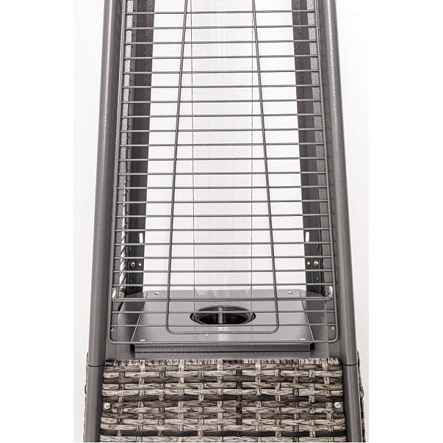 Уличный газовый обогреватель Stalleh Pyramid X4 Rattan Grey 