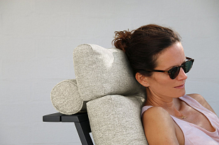 Лаунж зона Brafritid Malmo с 3-х местным диваном Цвет: антрацит/светло-серый, садовая мебель