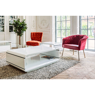 Столик-тумба журнальный Paoli Opus Цвет: белый для дачи Столик-тумба журнальный Paoli Opus Цвет: белый, товары для загородного дома