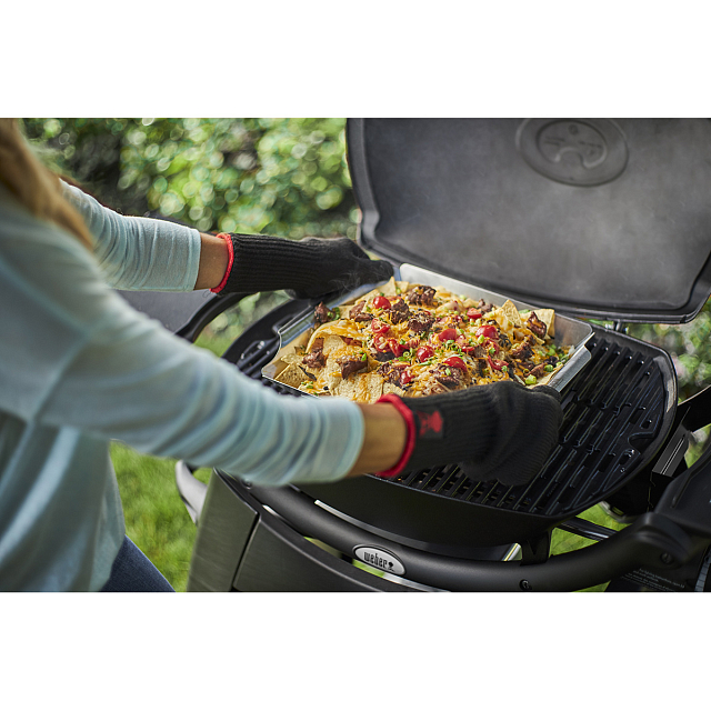 гриль газовый weber q 2200 black line, черный