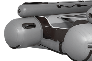 Лодка ПВХ Фрегат 350 Air F (НДНД) серая для отдыха за городом Лодка ПВХ Фрегат 350 Air F (НДНД) серая для хобби и пикника