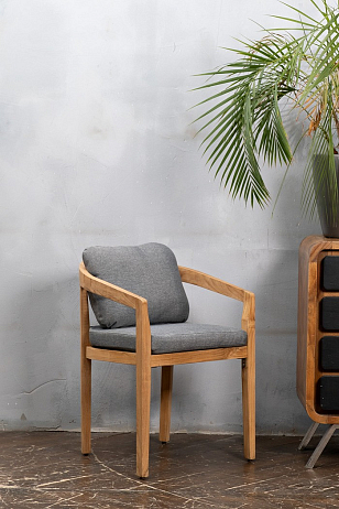 Кресло обеденное из тика Joygarden Vento, садовая мебель