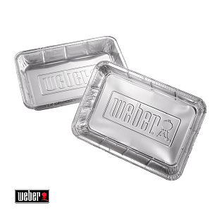 Алюминевые поддоны Weber большие для приготовления пищи Алюминевые поддоны Weber большие для сада