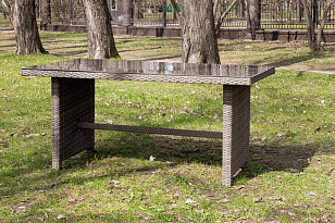 Обеденный стол Lite Fiona серый, садовая мебель