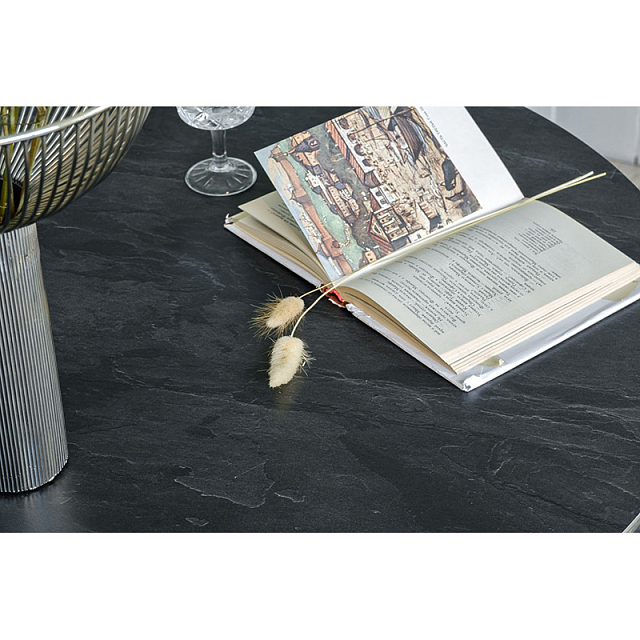 Обеденная группа 4SIS Конте-В с круглым столом Цвет: серый гранит 