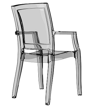 Кресло Siesta Contract Arthur Цвет: бесцветный для дачи Кресло Siesta Contract Arthur Цвет: бесцветный, садовая мебель