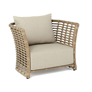 Кресло 4SIS Валенсия, цвет соломенный, садовая мебель