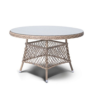 Стол 4SIS Эспрессо Ø118 см, цвет коричневый