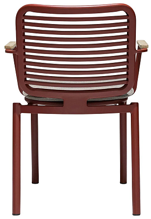 Кресло с подушкой Tagliamento Armona Цвет: терракотовый, светло-бежевый, садовая мебель