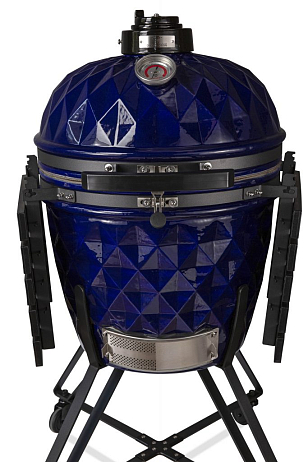 гриль керамический diamond egg xl цвет: синий для приготовления пищи гриль керамический diamond egg xl цвет: синий для дачи