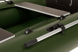 Лодка ПВХ Фрегат 280 Е зеленая для отдыха за городом Лодка ПВХ Фрегат 280 Е зеленая для хобби и пикника