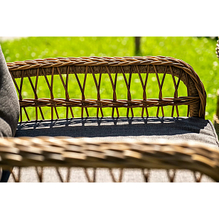 Обеденная группа 4SIS Эспрессо-150 C, цвет соломенный, садовая мебель