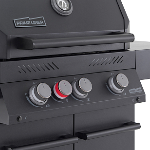 Газовый гриль Primeliner G Class 3B Basic черный для приготовления пищи газовый гриль primeliner g class 3b basic черный