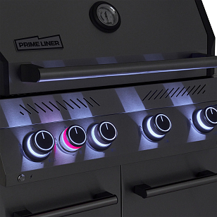 Газовый гриль Primeliner S class 4B Deluxe стальной для приготовления пищи газовый гриль primeliner s class 4b deluxe стальной