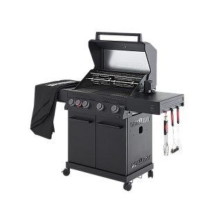 Газовый гриль Primeliner G class 4B Deluxe черный для приготовления пищи газовый гриль primeliner g class 4b deluxe черный