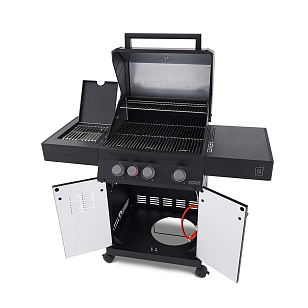 Газовый гриль Primeliner G Class 3B Basic черный для приготовления пищи газовый гриль primeliner g class 3b basic черный