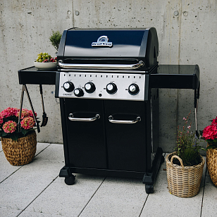 Гриль газовый Broil King Crown 490 для приготовления пищи гриль газовый broil king crown 490
