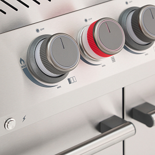 Газовый гриль Primeliner S Class 3B Deluxe стальной для приготовления пищи газовый гриль primeliner s class 3b deluxe стальной