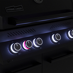 Газовый гриль Primeliner G class 4B Deluxe черный для приготовления пищи газовый гриль primeliner g class 4b deluxe черный