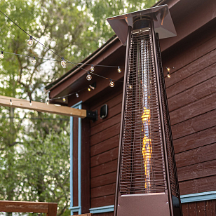 Уличный газовый обогреватель La Hacienda P1 Bronze для сада и загородного дома Уличный газовый обогреватель La Hacienda P1 Bronze, уличное оборудование