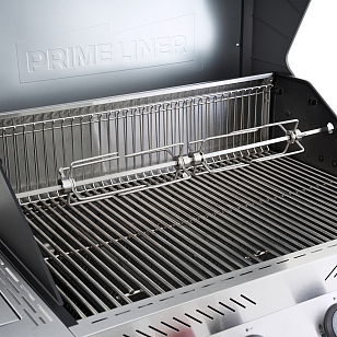 Газовый гриль Primeliner S class 4B Deluxe стальной для приготовления пищи газовый гриль primeliner s class 4b deluxe стальной