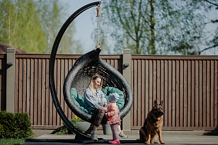 Подвесное кресло Unknown Nordic Bios Lucid для дачи Подвесное кресло Unknown Nordic Bios Lucid, садовая мебель