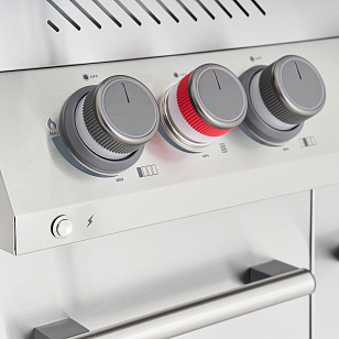 Газовый гриль Primeliner S class 4B Deluxe стальной для приготовления пищи газовый гриль primeliner s class 4b deluxe стальной